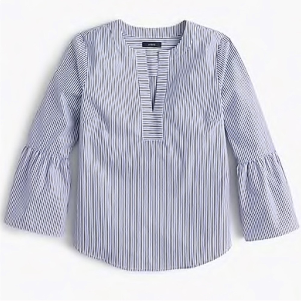 J. Crew Bell Sleeve Top